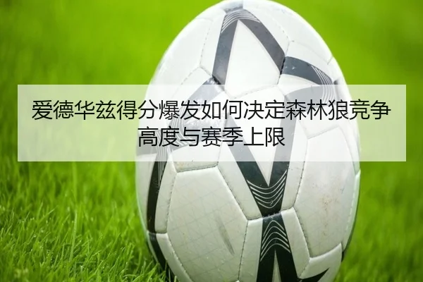 爱德华兹得分爆发如何决定森林狼竞争高度与赛季上限